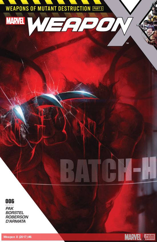 Cover of Weapon X #6