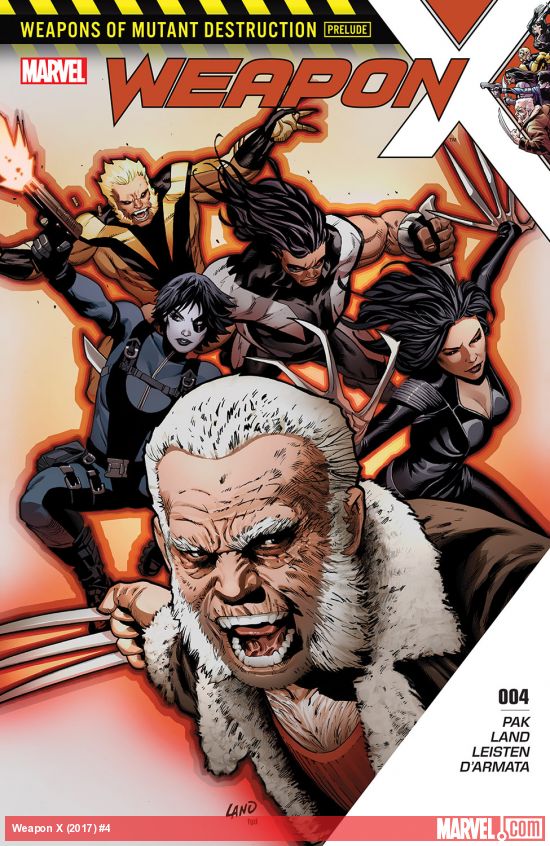 Cover of Weapon X #4