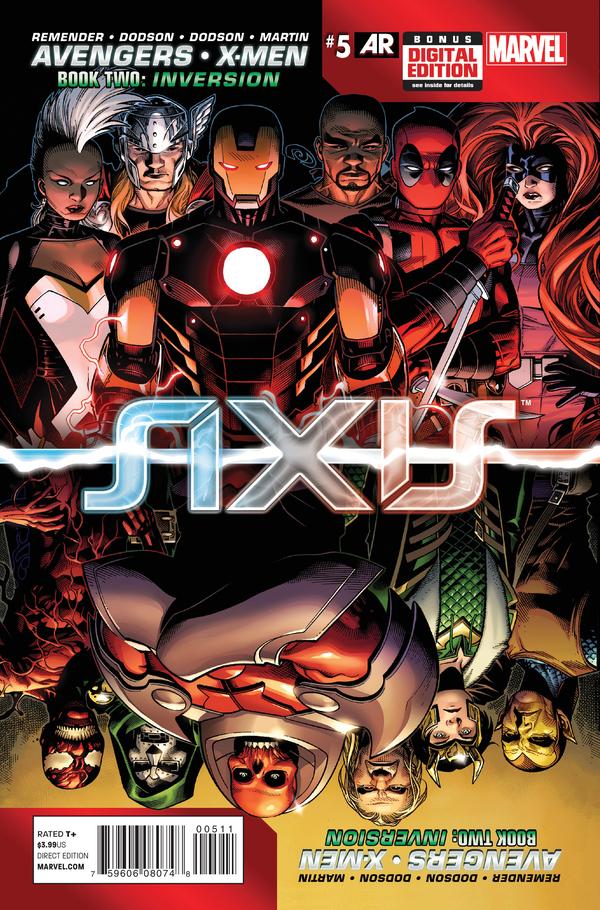 Cover of Avengers & X-Men: Axis #5