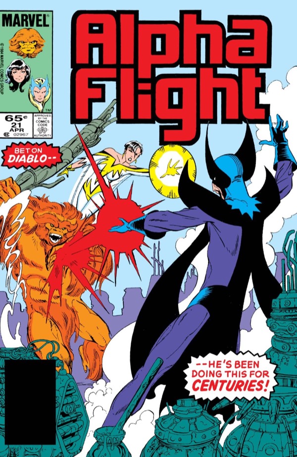 Cover of Alpha Flight #21