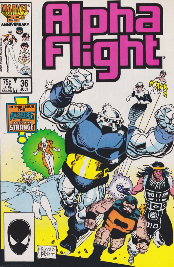 Cover of Alpha Flight #36