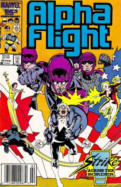 Cover of Alpha Flight #43