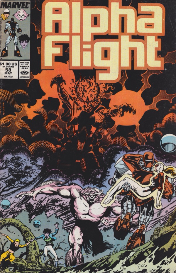 Cover of Alpha Flight #58