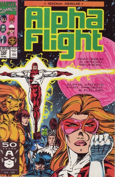 Cover of Alpha Flight #100