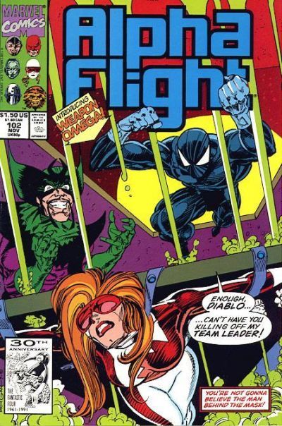 Cover of Alpha Flight #102