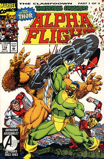 Cover of Alpha Flight #118