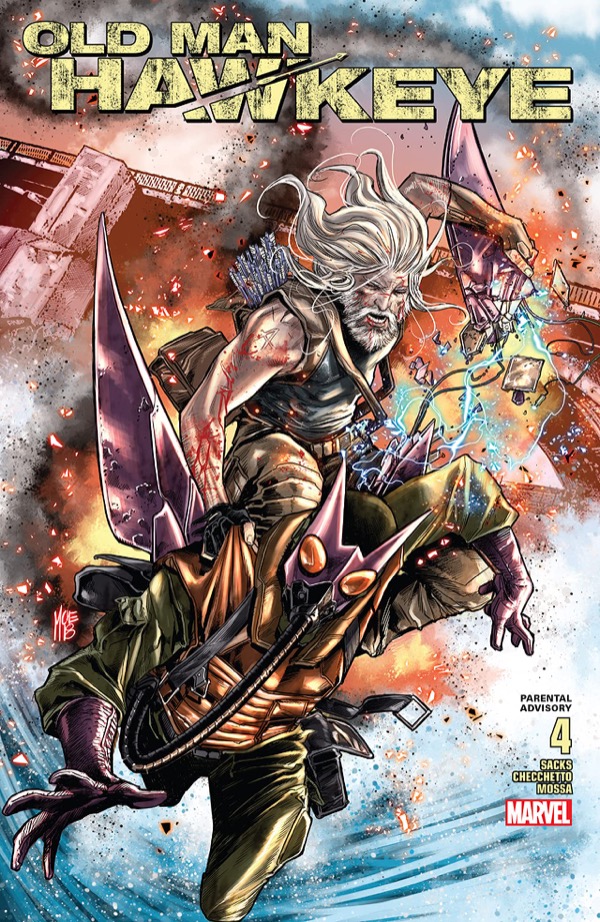 Cover of Old Man Hawkeye #4