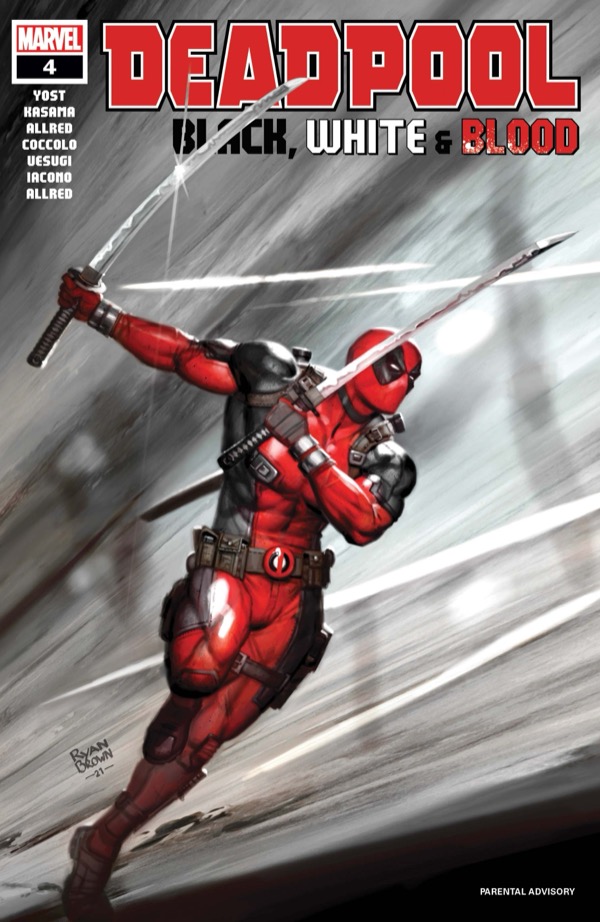 Cover of Deadpool: Black, White & Blood #4
