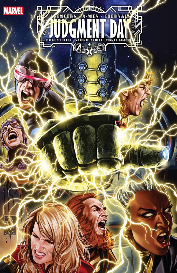 Cover of A.X.E.: Judgment Day #4