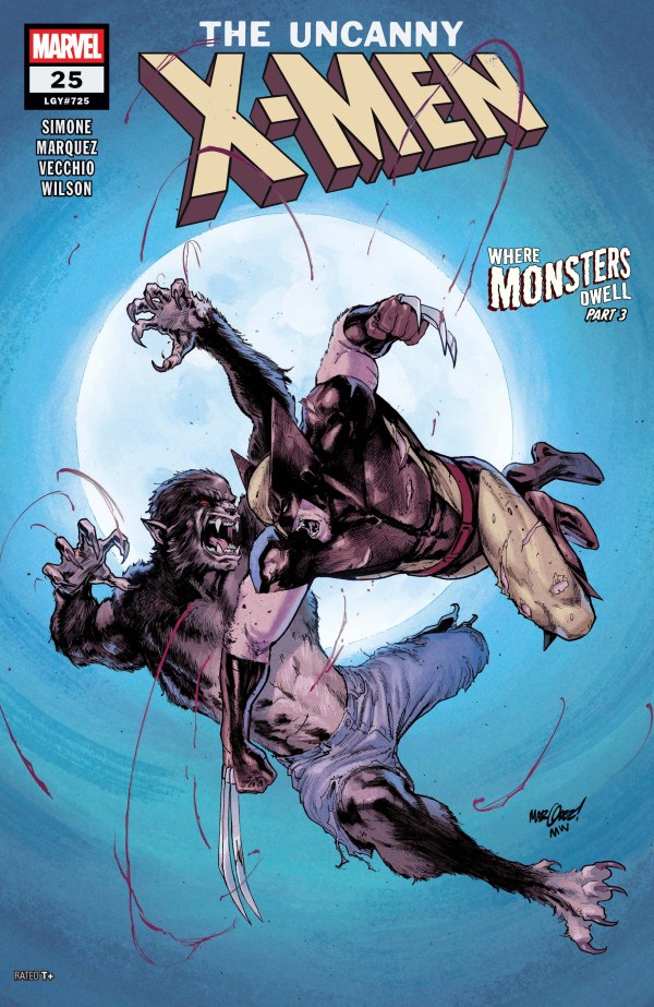 Cover of Uncanny X-Men #25 (725)