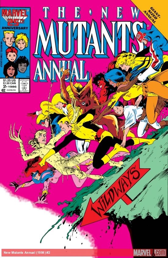 Cover of The New Mutants Annual #2