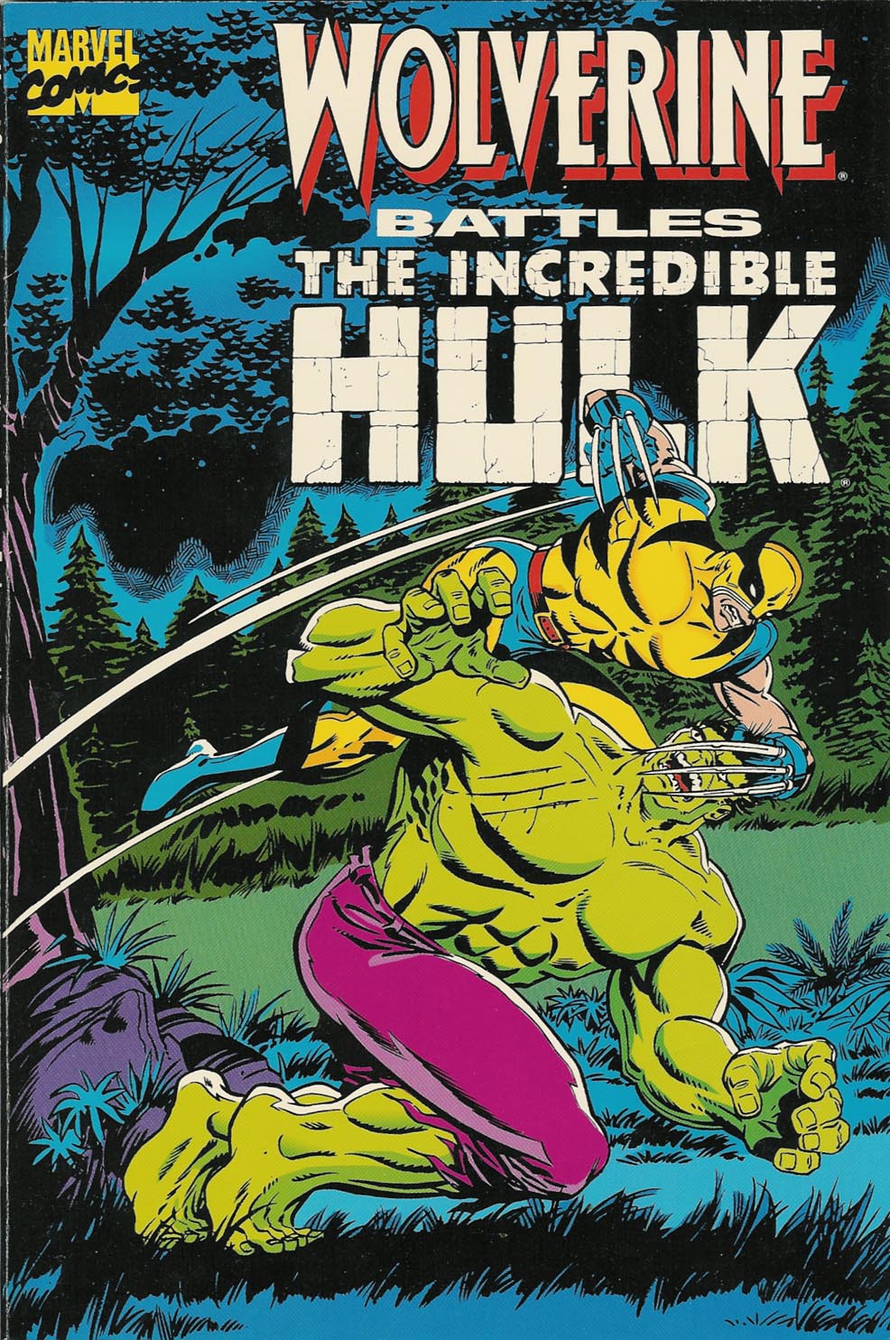 Cover of Wolverine Battles the Incredible Hulk #1