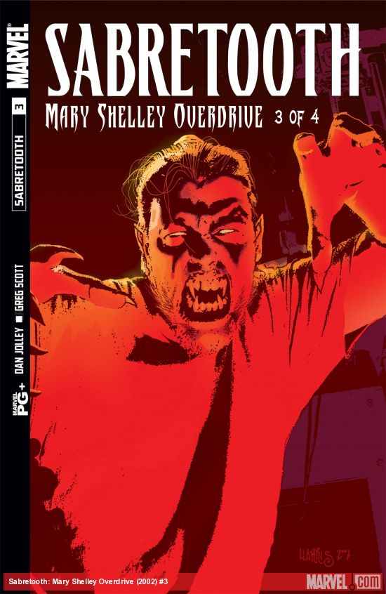 Cover of Sabretooth: Mary Shelley Overdrive #3