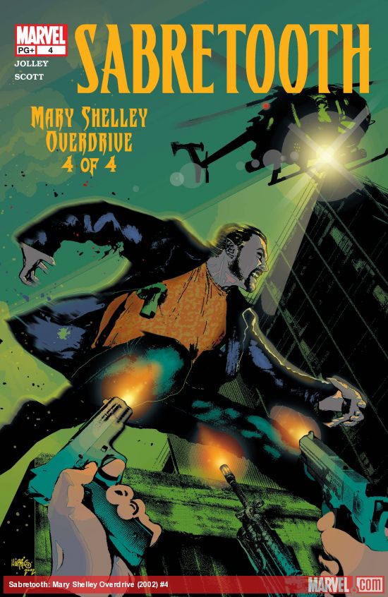 Cover of Sabretooth: Mary Shelley Overdrive #4
