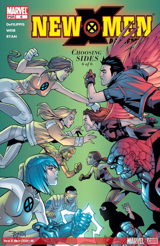 Cover of New X-Men #6