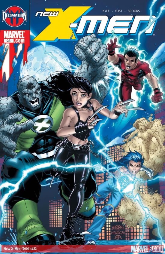 Cover of New X-Men #23