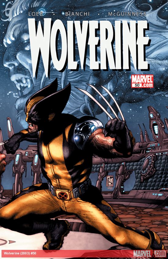 Cover of Wolverine #50 [b&w]