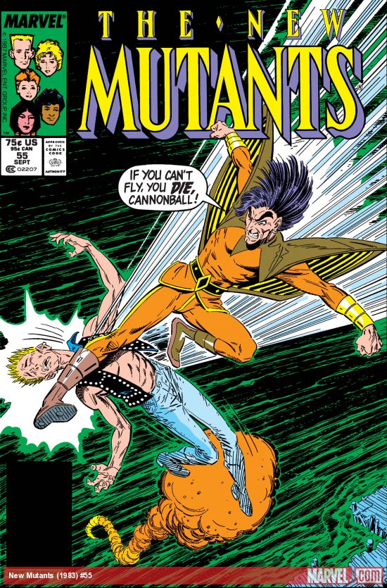Cover of The New Mutants #55