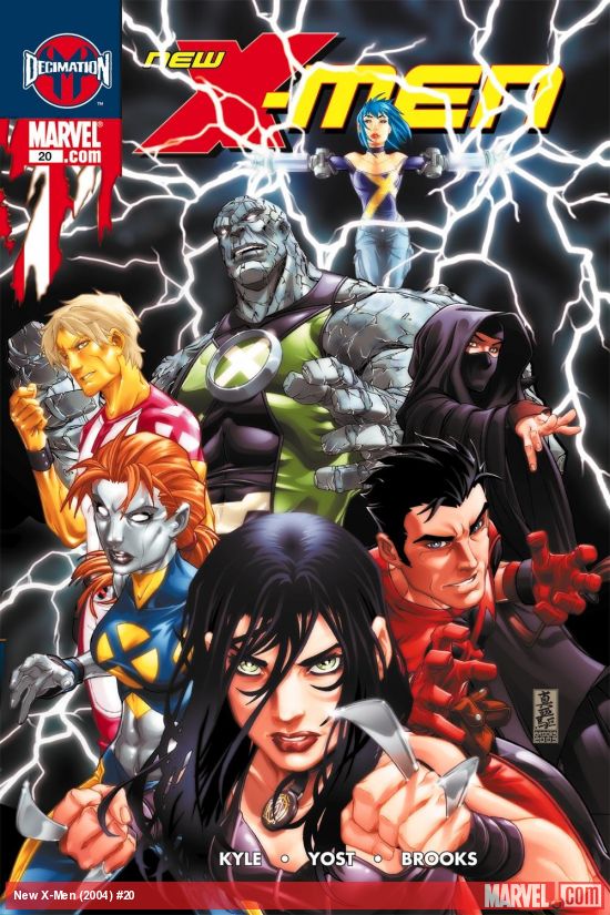 Cover of New X-Men #20