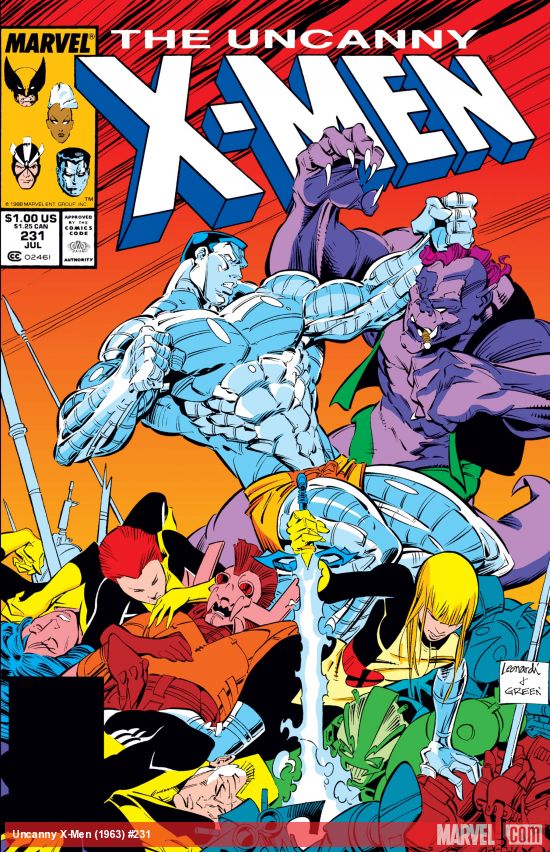 Cover of The Uncanny X-Men #231