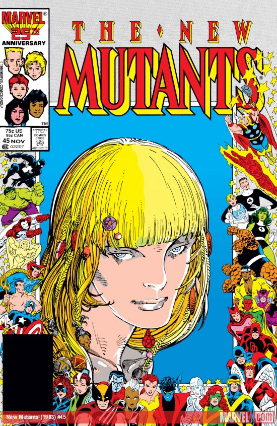 Cover of The New Mutants #45