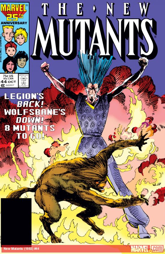 Cover of The New Mutants #44