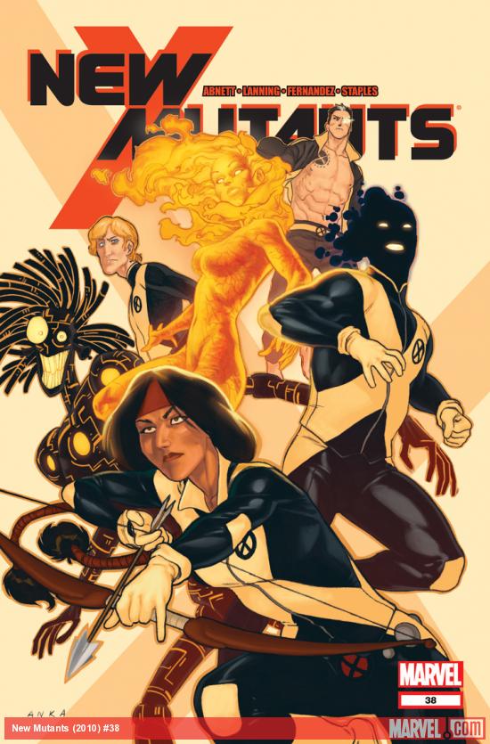 Cover of New Mutants #38