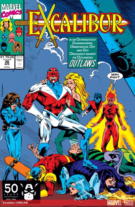 Cover of Excalibur #36