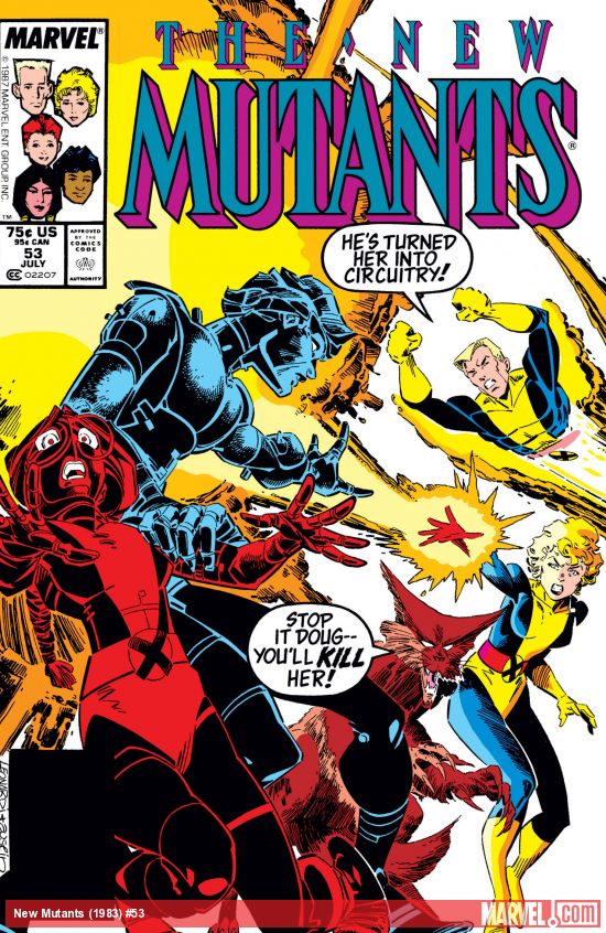Cover of The New Mutants #53