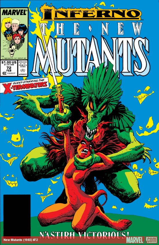 Cover of The New Mutants #72