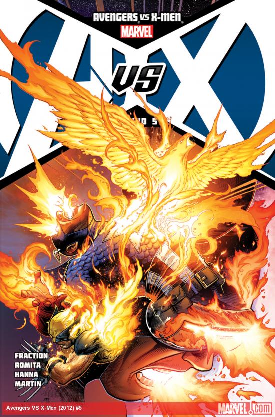 Cover of Avengers vs. X-Men #5