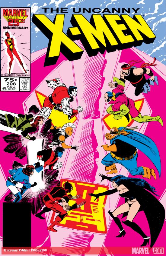 Cover of The Uncanny X-Men #208