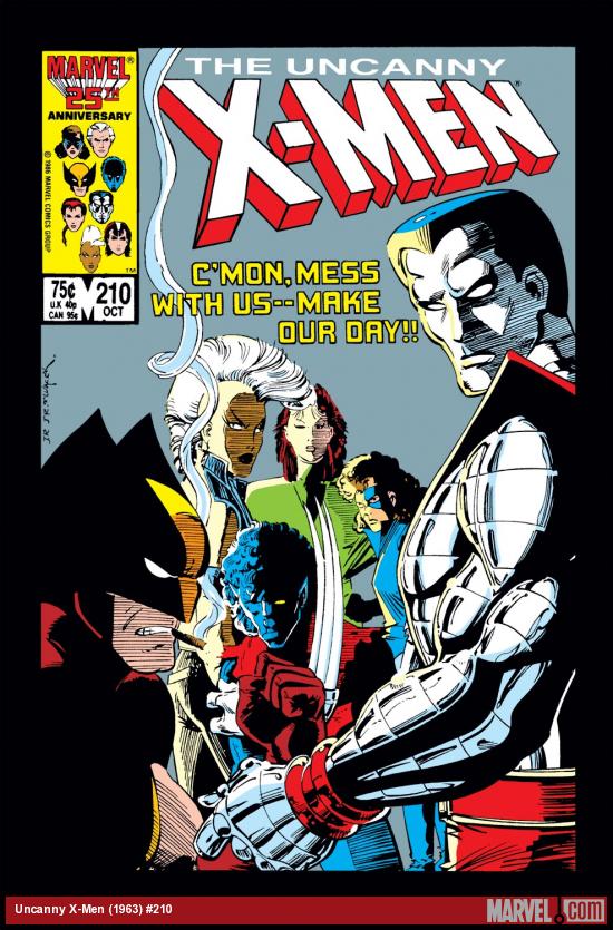 Cover of The Uncanny X-Men #210