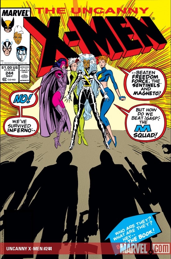 Cover of The Uncanny X-Men #244