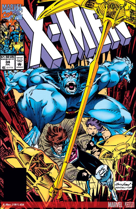 Cover of X-Men #34