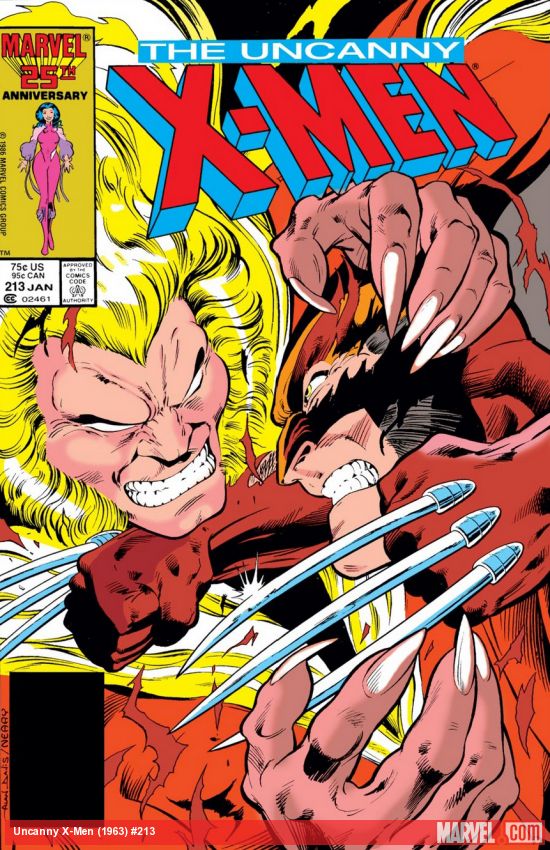 Cover of The Uncanny X-Men #213