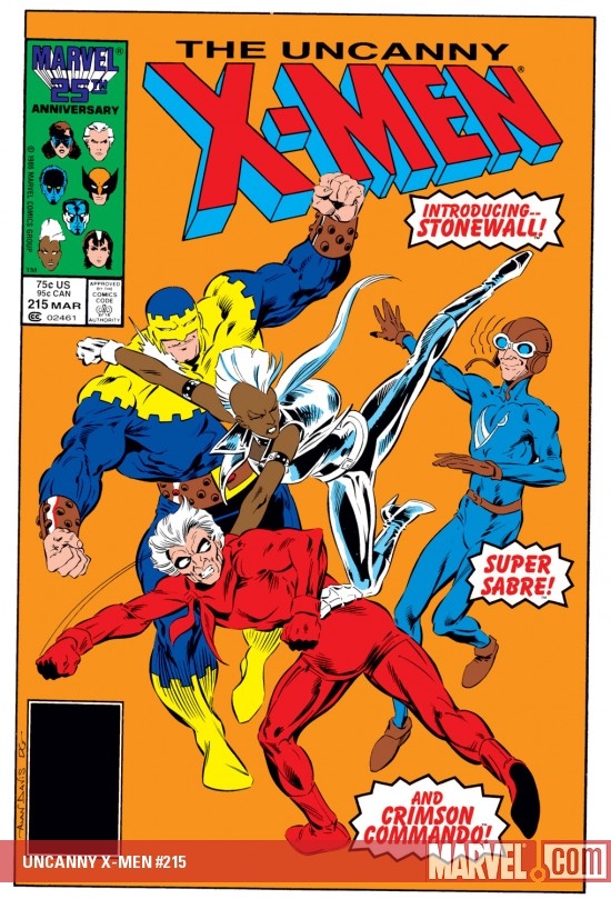 Cover of The Uncanny X-Men #215