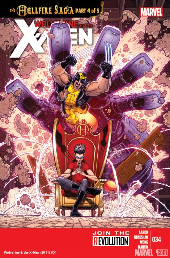 Cover of Wolverine & the X-Men #34