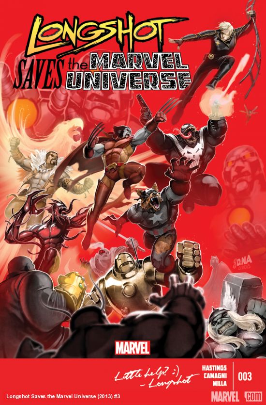 Cover of Longshot Saves the Marvel Universe #3