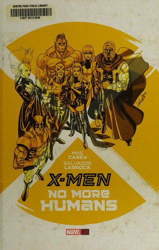 Cover of X-Men: No More Humans #[nn]