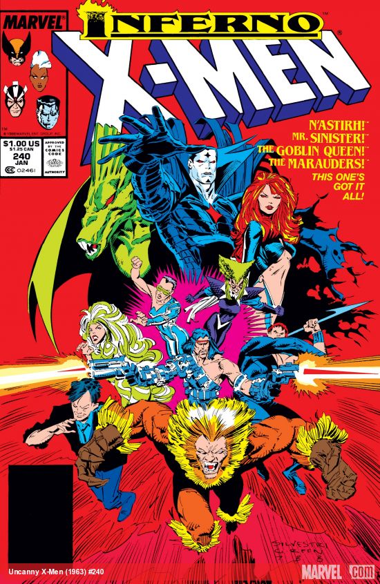 Cover of The Uncanny X-Men #240