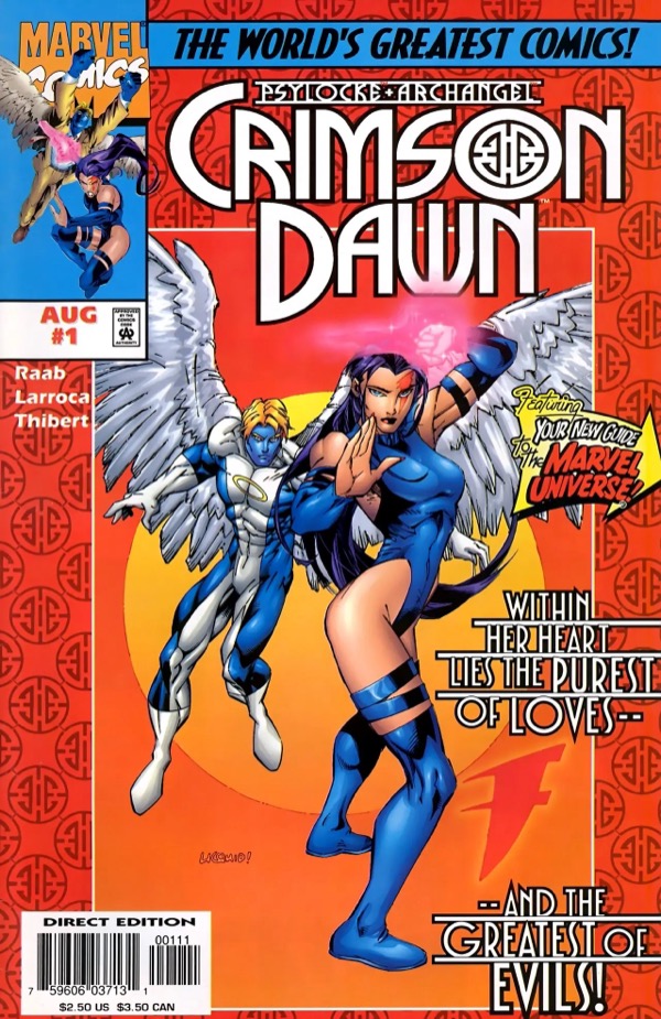 Cover of Psylocke & Archangel Crimson Dawn #1