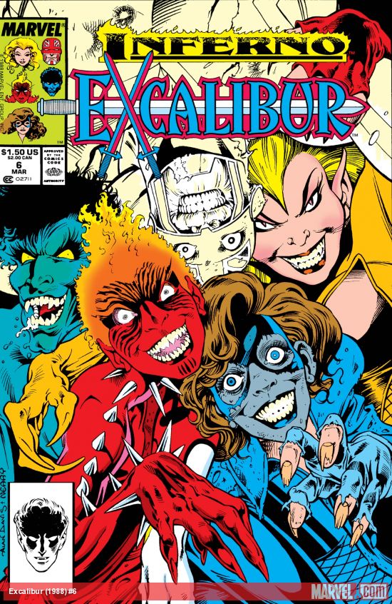 Cover of Excalibur #6