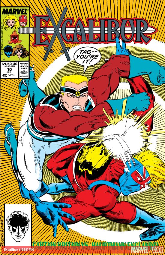 Cover of Excalibur #10