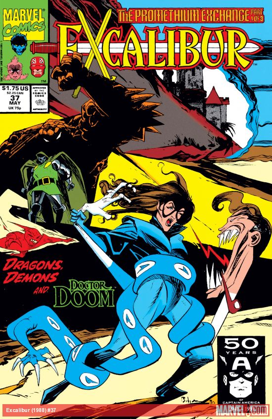 Cover of Excalibur #37