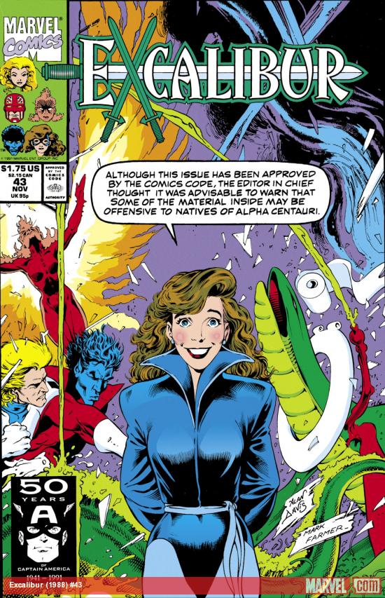 Cover of Excalibur #43