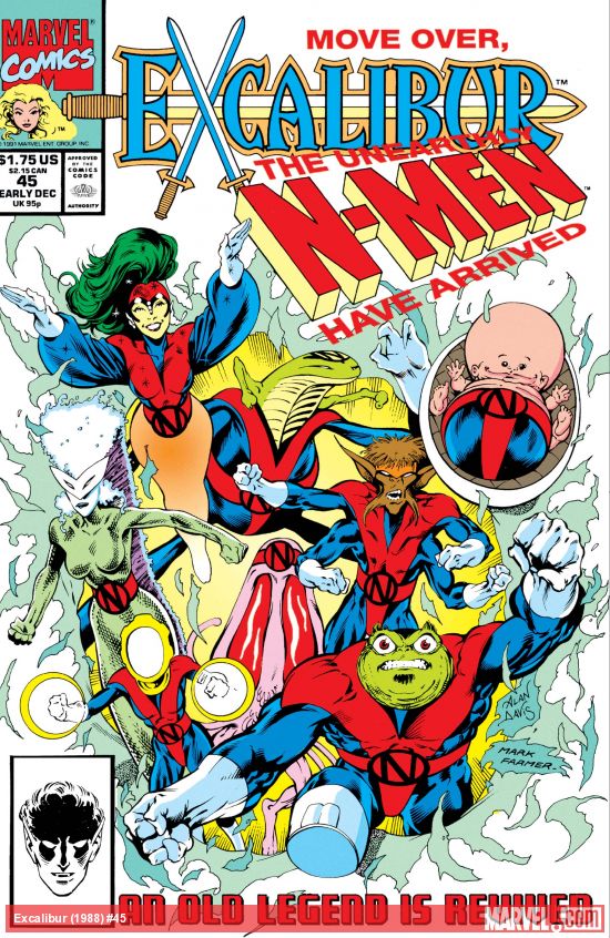 Cover of Excalibur #45