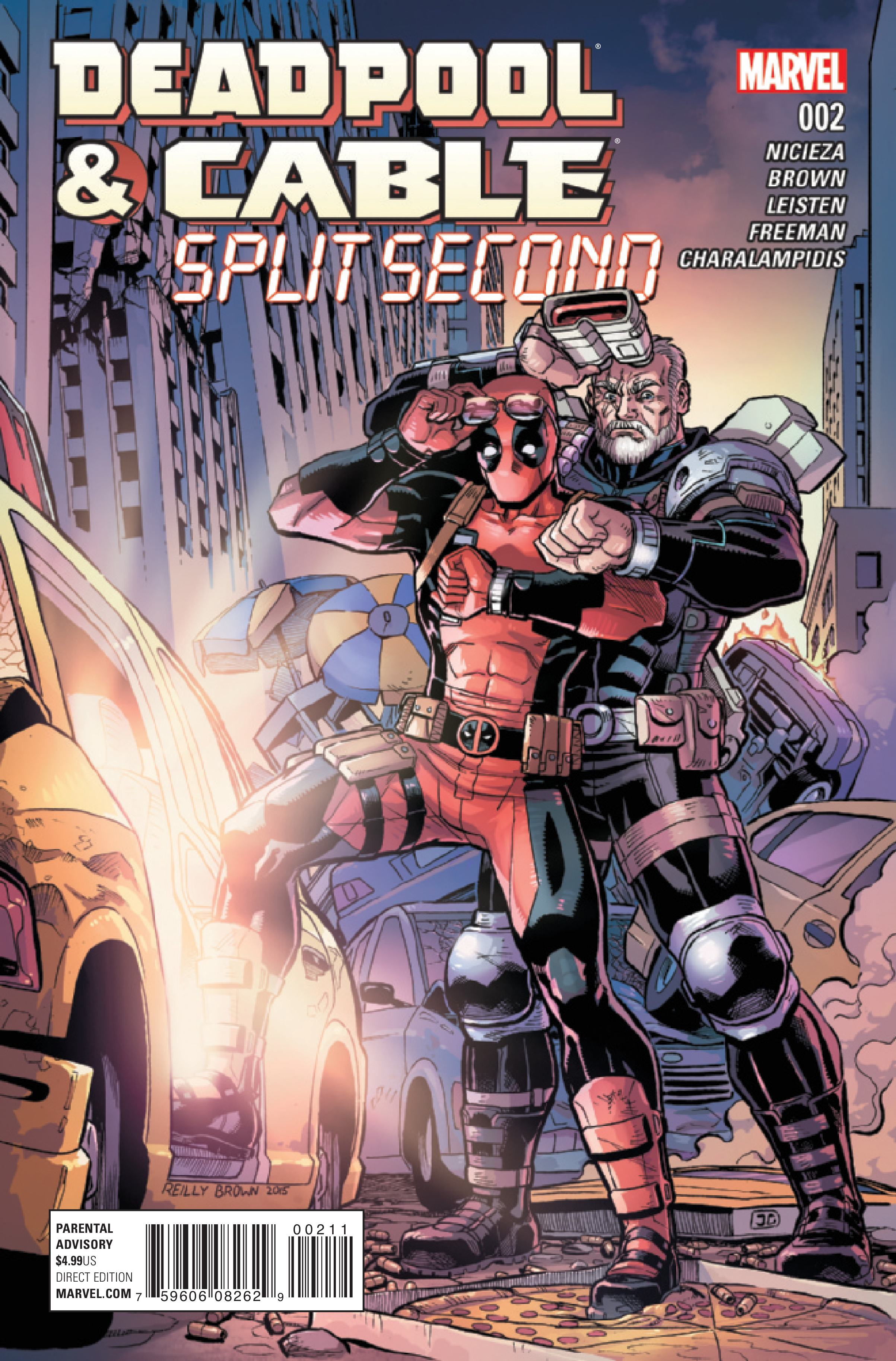 Cover of Deadpool & Cable: Split Second #2