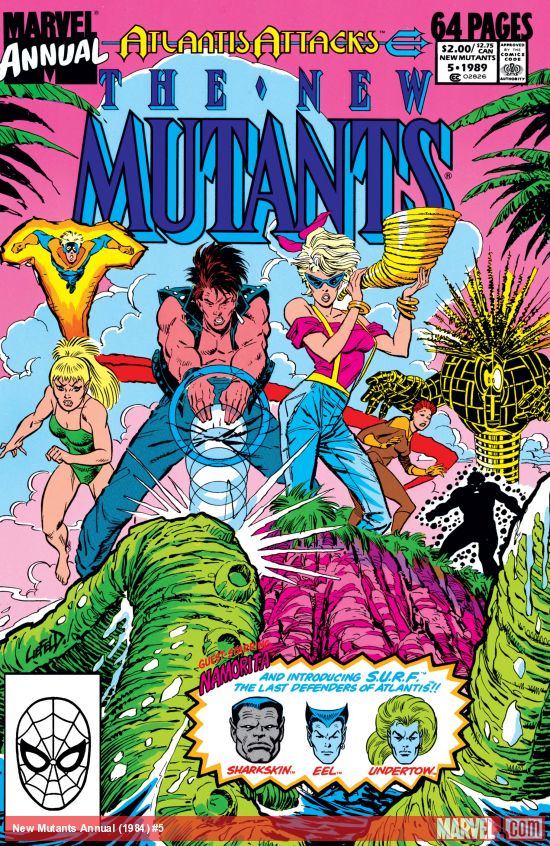 Cover of The New Mutants Annual #5
