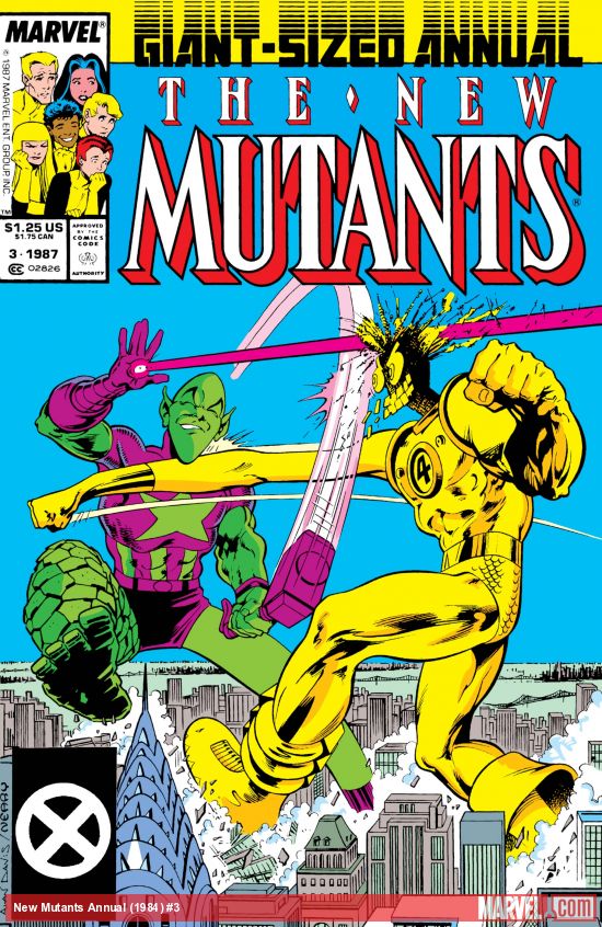 Cover of The New Mutants Annual #3